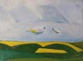 "Raps I", 2007, &Ouml;l auf Leinwand, 30 x 40 cm